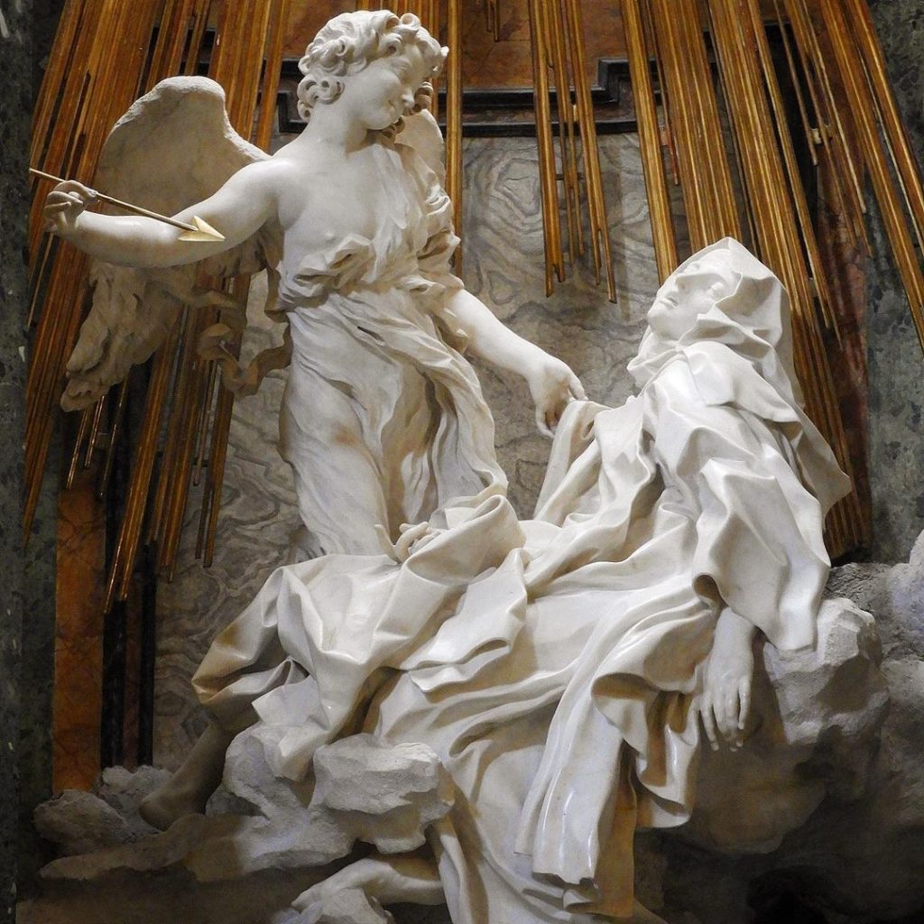Аввакум и ангел скульптура Бернини